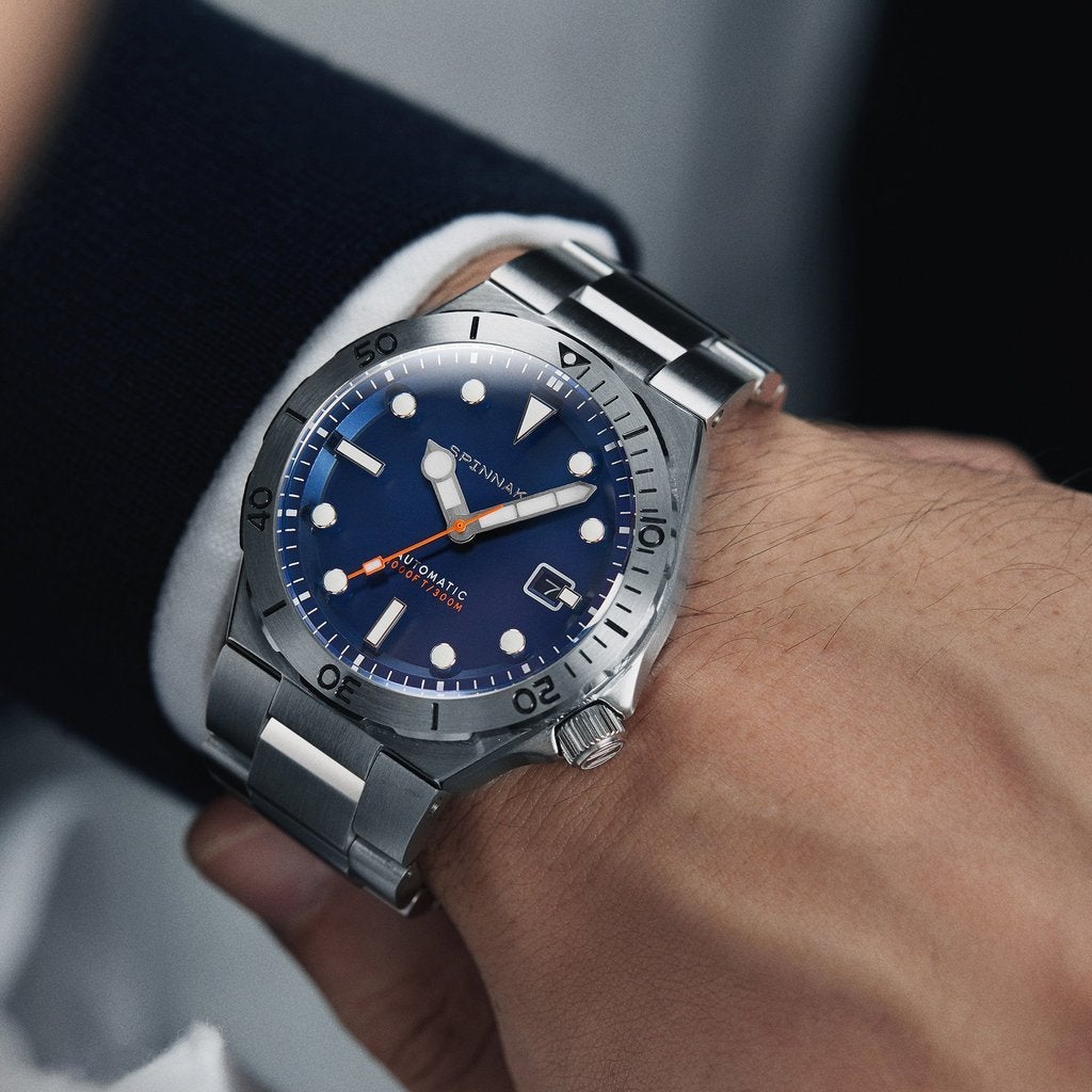 Automatic Watch - Spinnaker Men's Blue Boettger Watch SP-5083-22