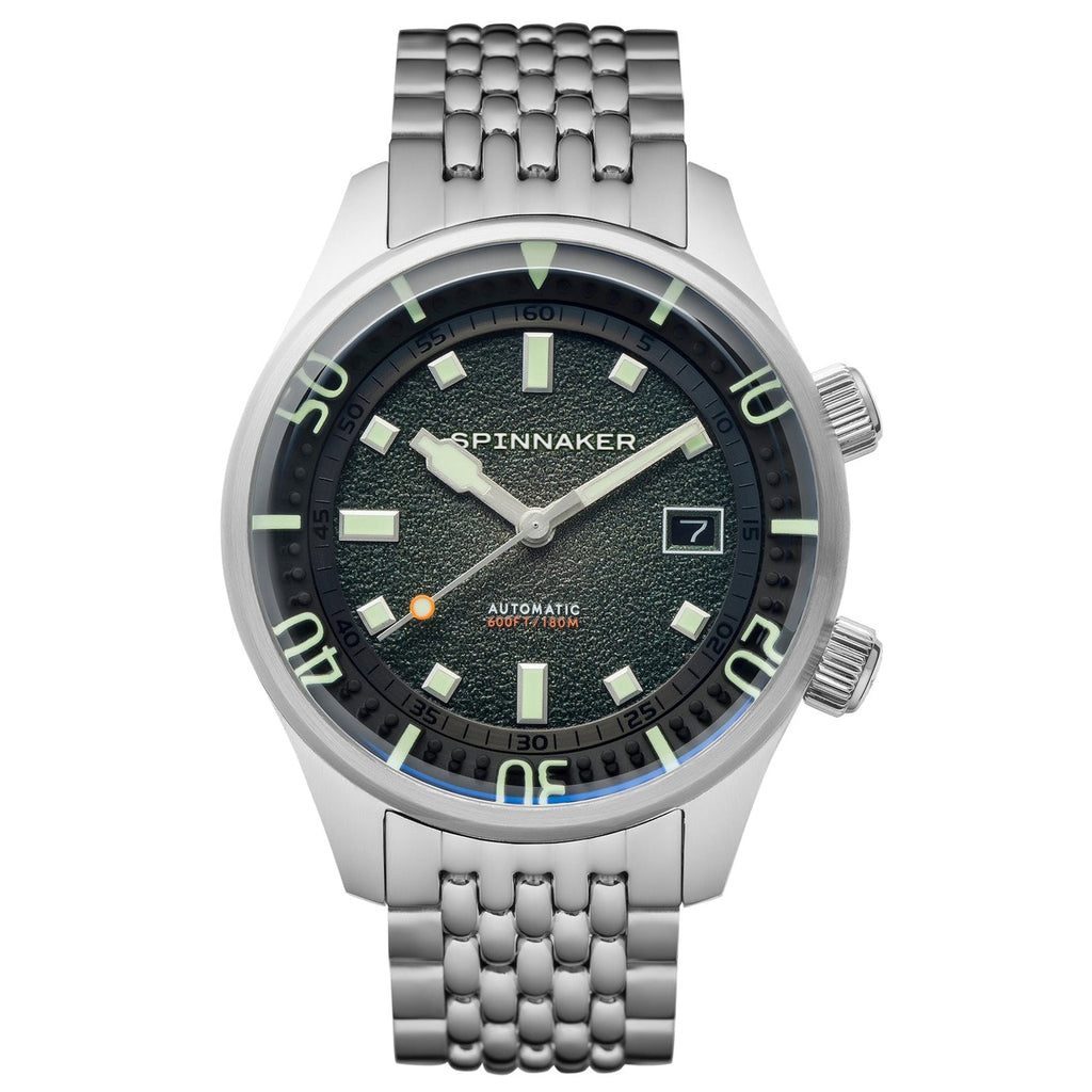 Automatic Watch - Spinnaker Men's Emerald Green Bradner Watch SP-5062-33