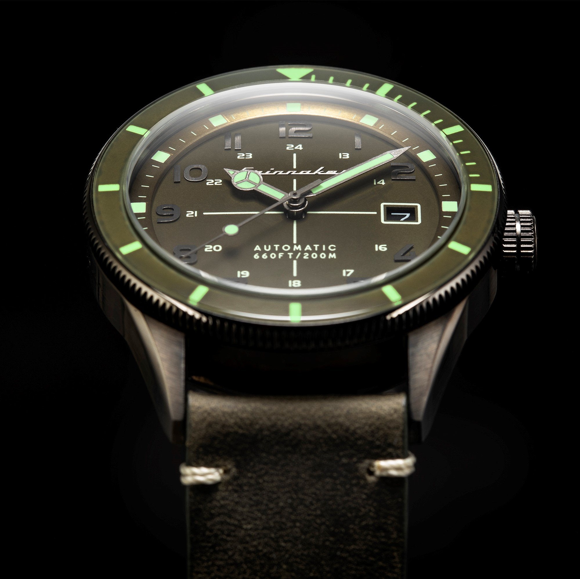 Automatic Watch - Spinnaker Men's Green Cahill Watch SP-5064-02