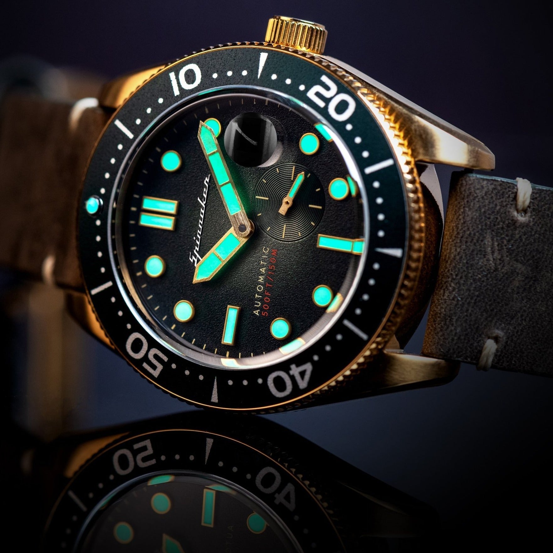 Automatic Watch - Spinnaker Men's Green Croft Watch SP-5058-04