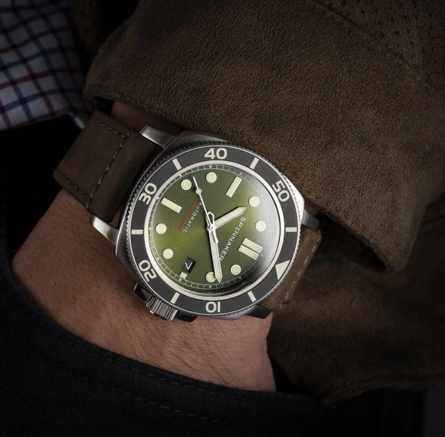Automatic Watch - Spinnaker Men's Green Hull Automatic Watch SP-5088-03