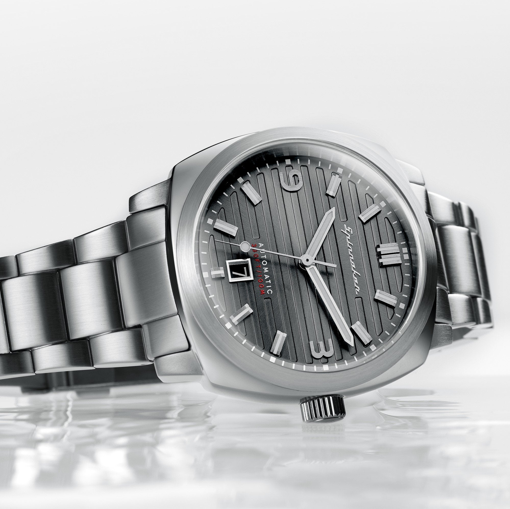 Automatic Watch - Spinnaker Men's Grey Hull Bracelet Watch SP-5073-11