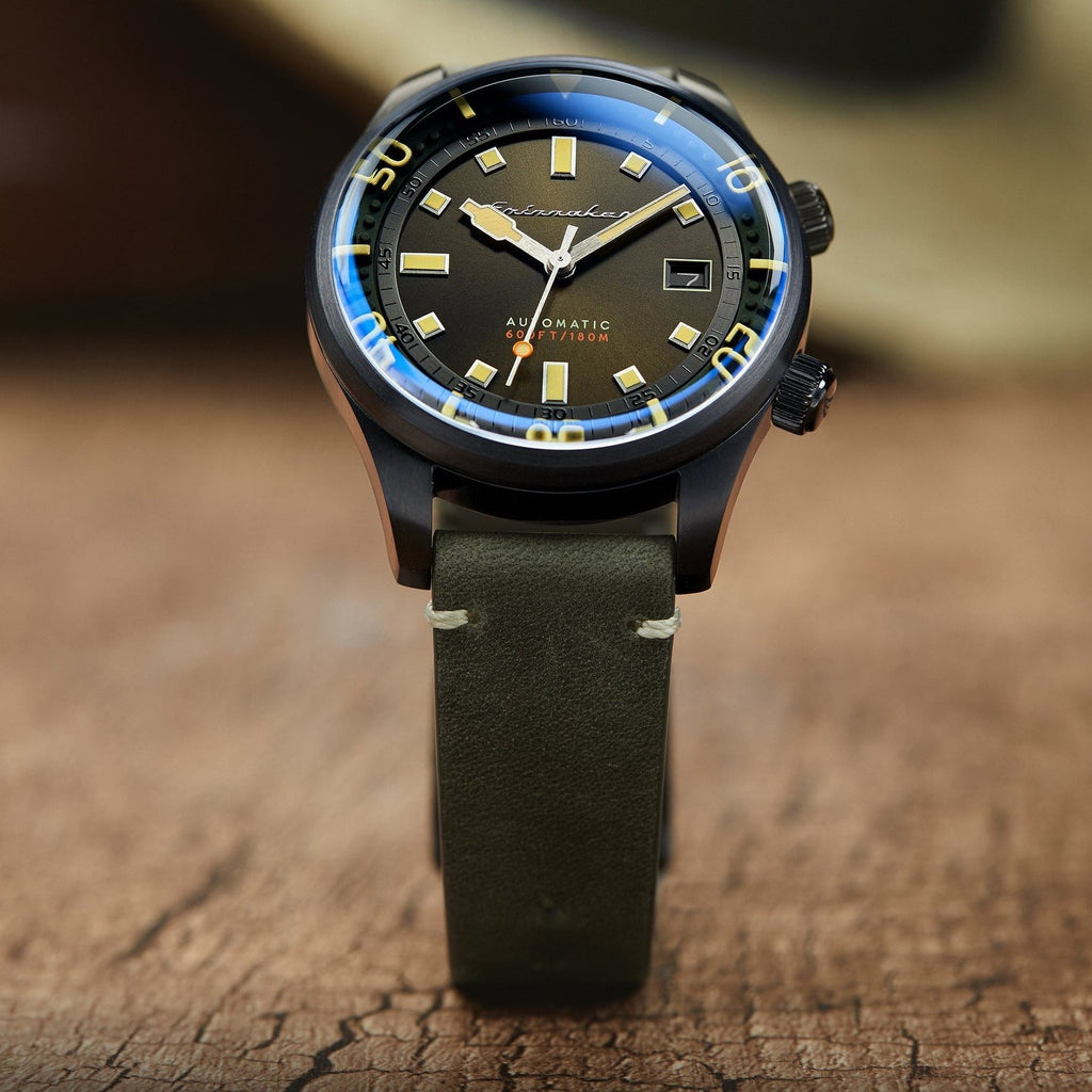 Automatic Watch - Spinnaker Men's Military Green Bradner Watch SP-5062-04