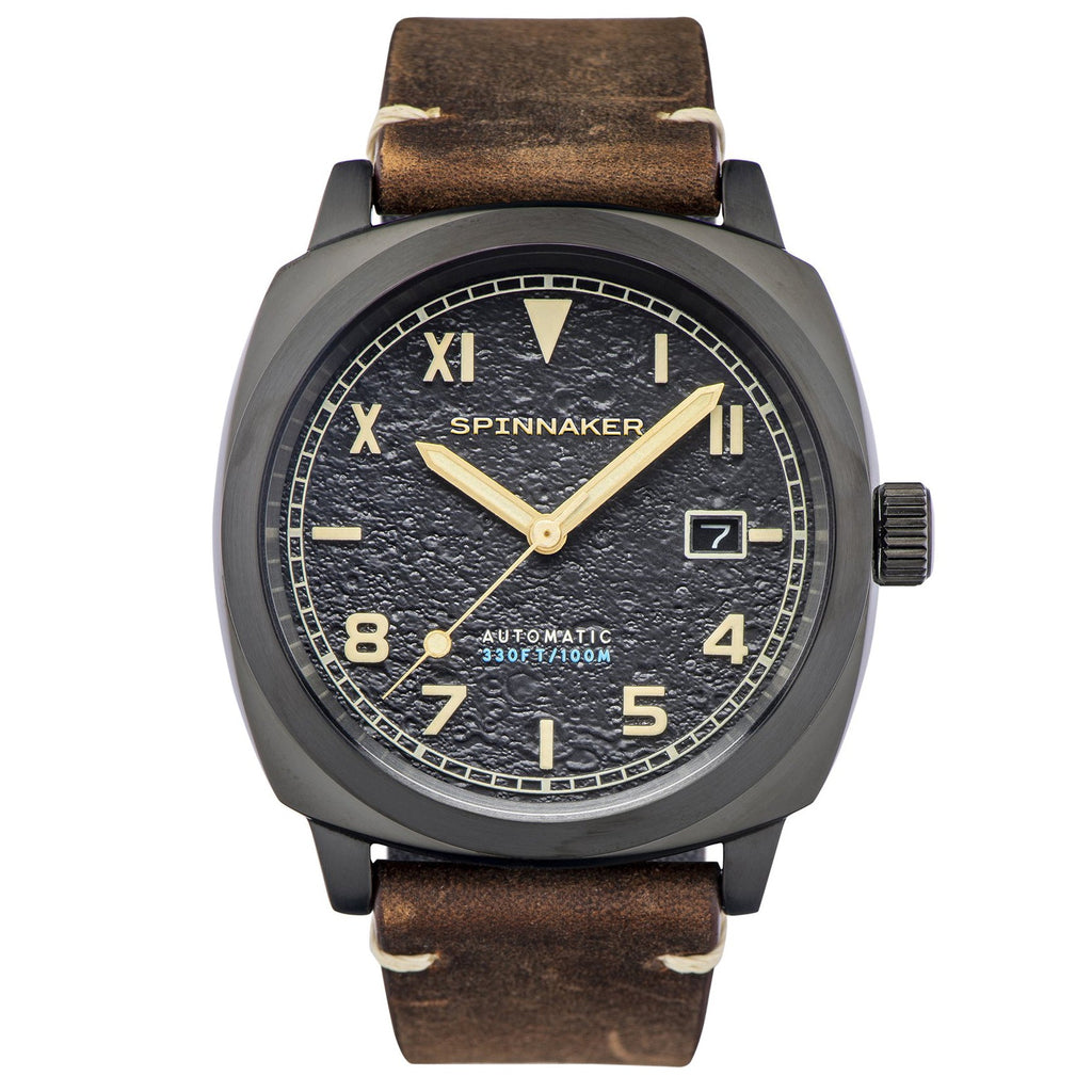Automatic Watch - Spinnaker Men's Volcanic Black Hull California Watch SP-5071-03