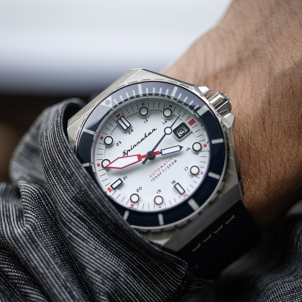 Automatic Watch - Spinnaker Men's White Dumas Watch SP-5081-33
