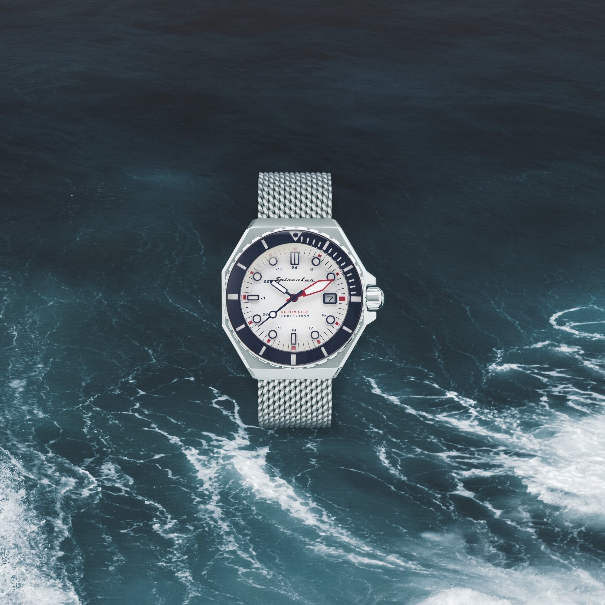 Automatic Watch - Spinnaker Men's White Dumas Watch SP-5081-33
