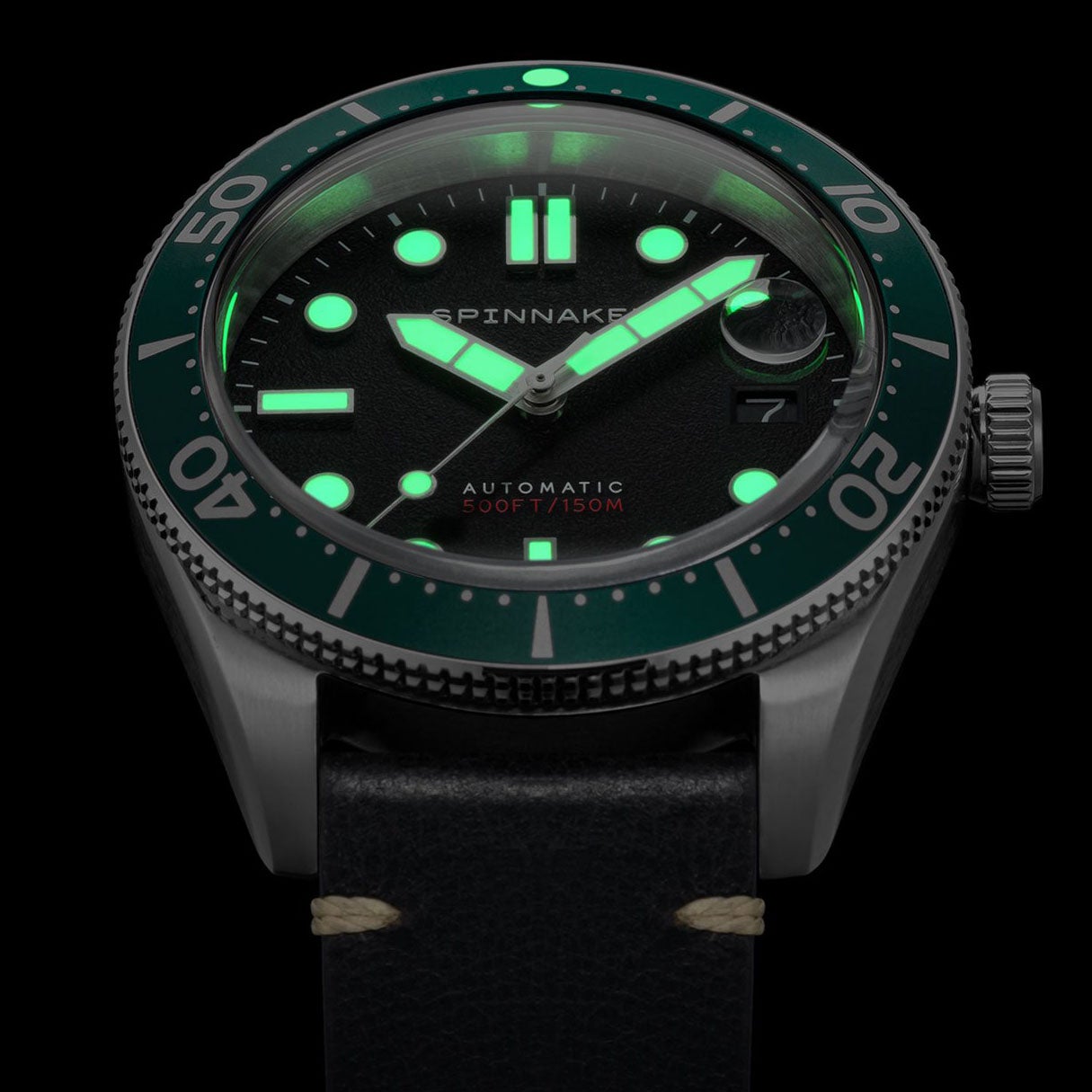 Automatic Watch - Spinnaker Nomad Black Automatic Watch SP-5100-02