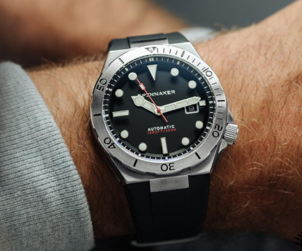 Automatic Watch - Spinnaker Obsidian Black Automatic Watch SP-5083-01