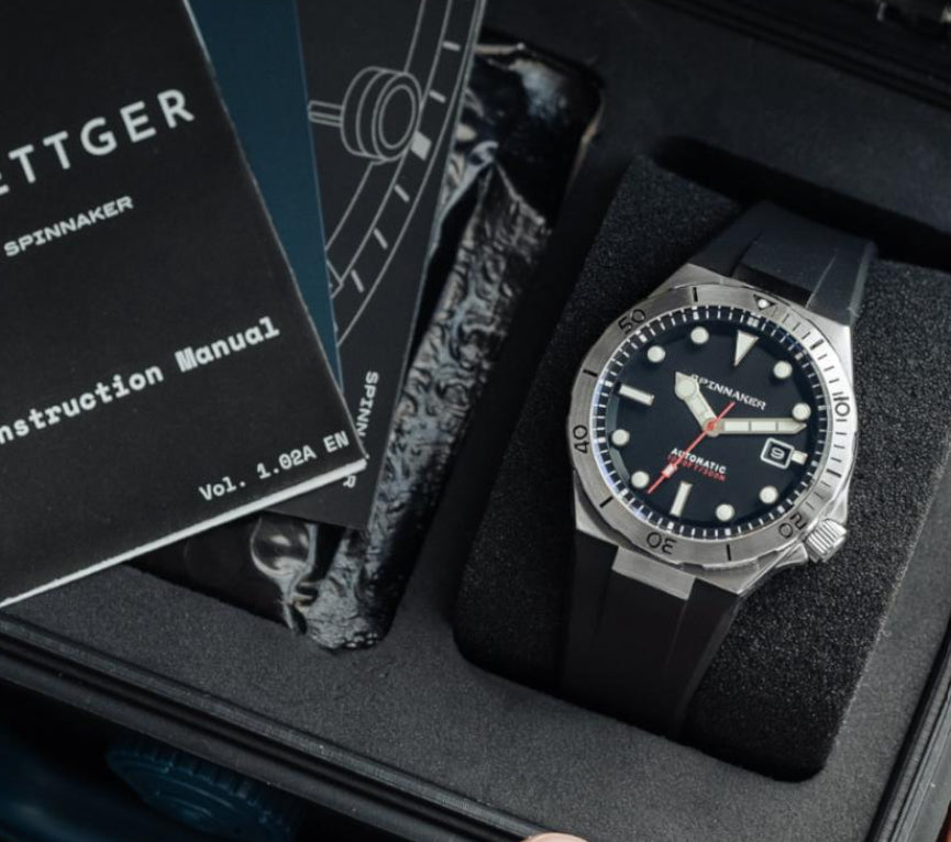 Automatic Watch - Spinnaker Obsidian Black Automatic Watch SP-5083-01