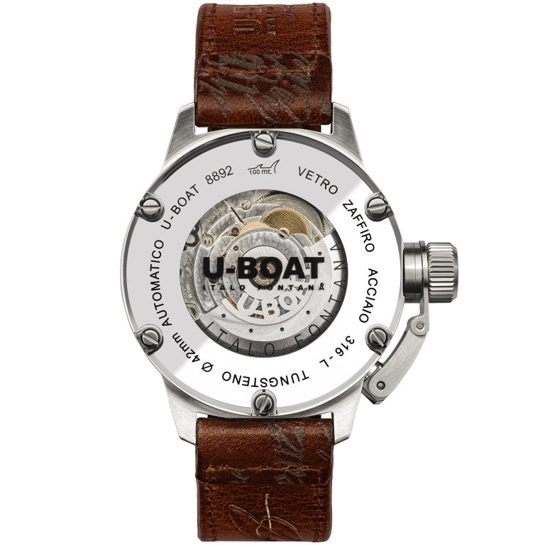 Automatic Watch - U-Boat 8892 Classico 42mm Tungsten BE Men's Watch