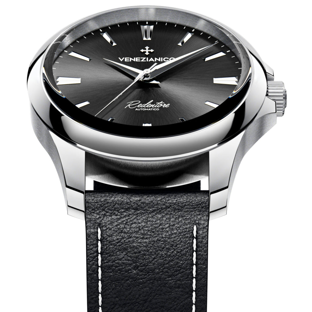 Automatic Watch - Venezianico 1121504 Redentore 36 Men's Black Watch
