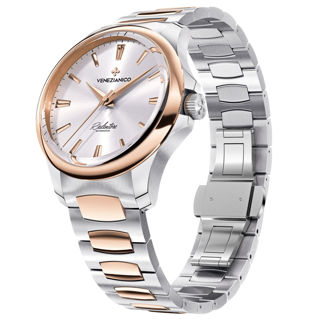 Automatic Watch - Venezianico 1121506C Redentore 36 Men's Silver Watch