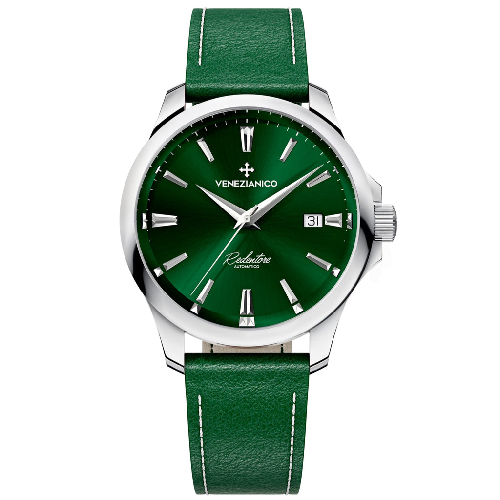 Automatic Watch - Venezianico 1221501 Redentore 40 Men's Green Watch