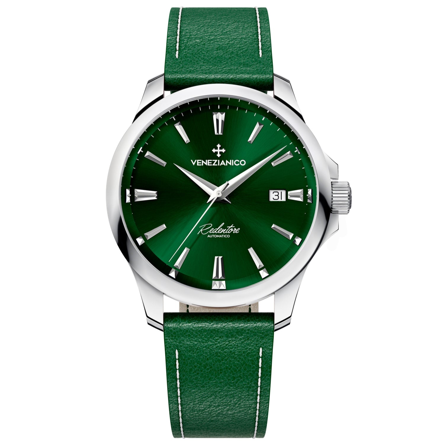 Automatic Watch - Venezianico 1221501 Redentore 40 Men's Green Watch