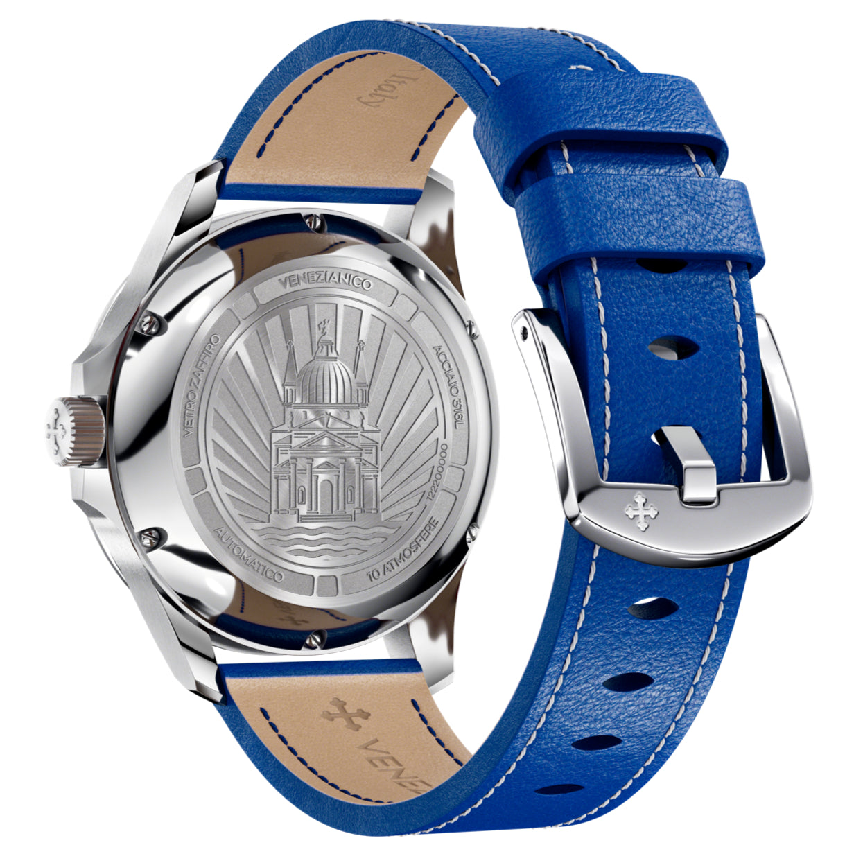 Automatic Watch - Venezianico 1221502 Redentore 40 Men's Blue Watch