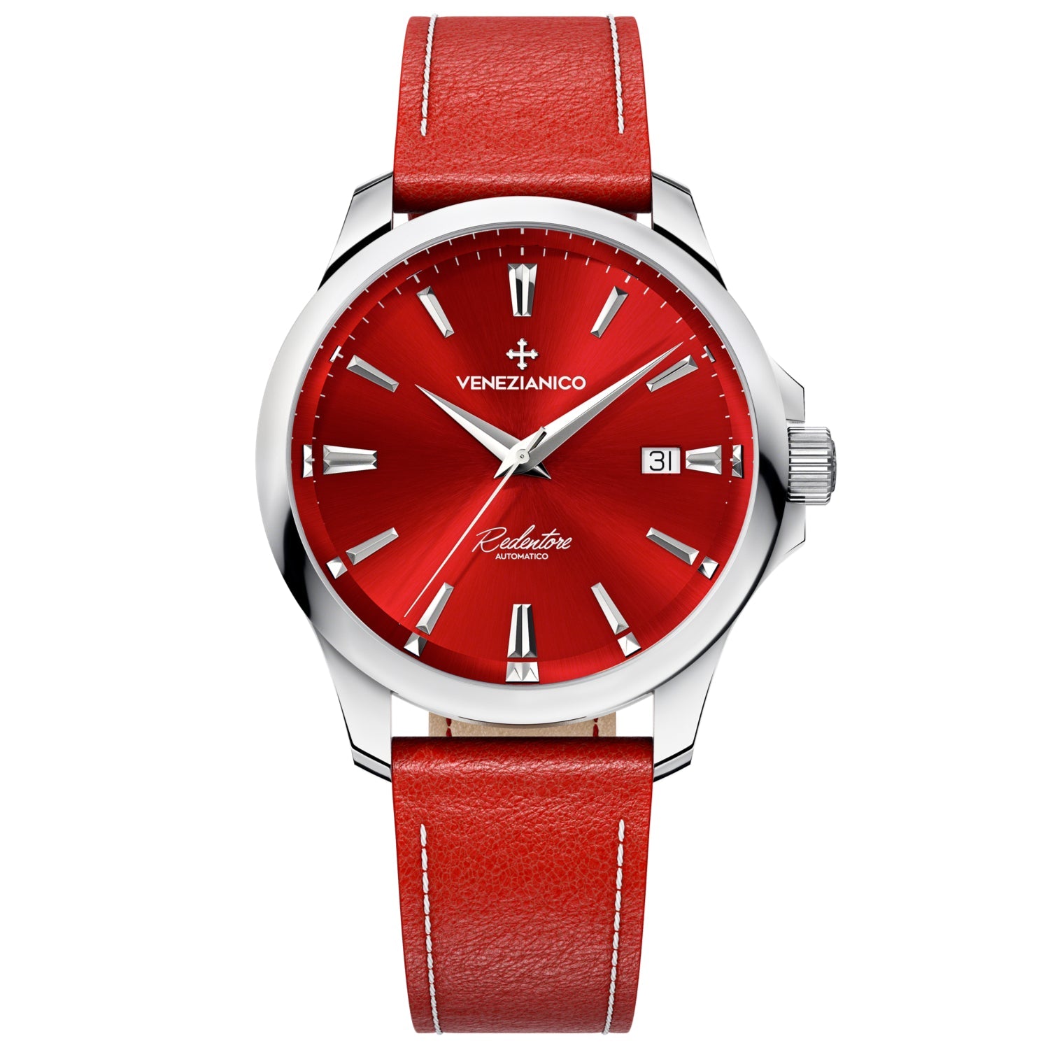 Automatic Watch - Venezianico 1221503 Redentore 40 Men's Red Watch