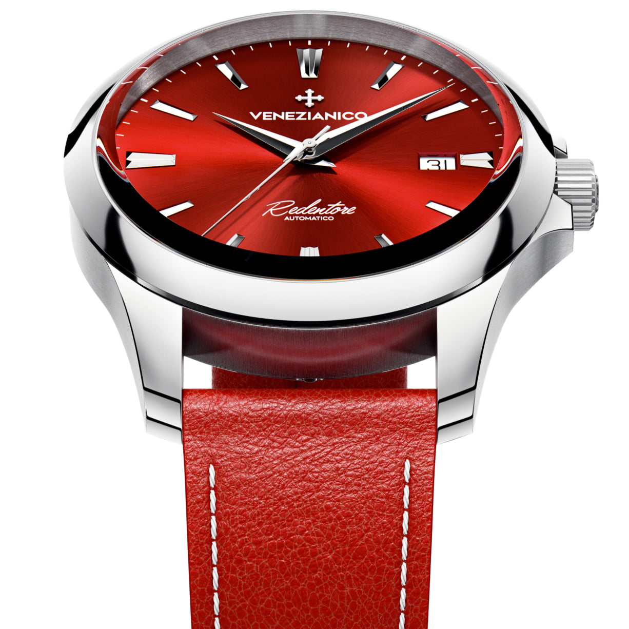 Automatic Watch - Venezianico 1221503 Redentore 40 Men's Red Watch