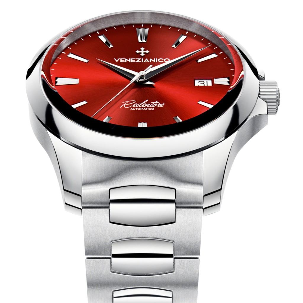 Automatic Watch - Venezianico 1221503C Redentore 40 Men's Red Watch