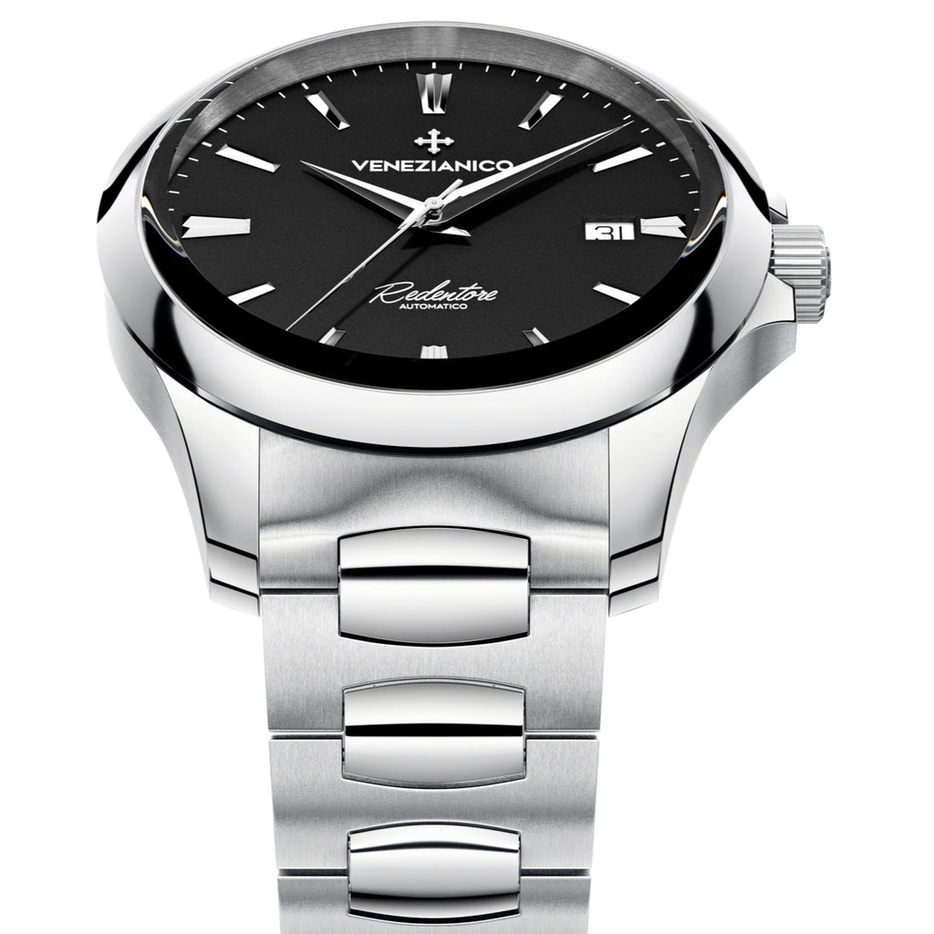 Automatic Watch - Venezianico 1221504C Redentore 40 Men's Black Watch