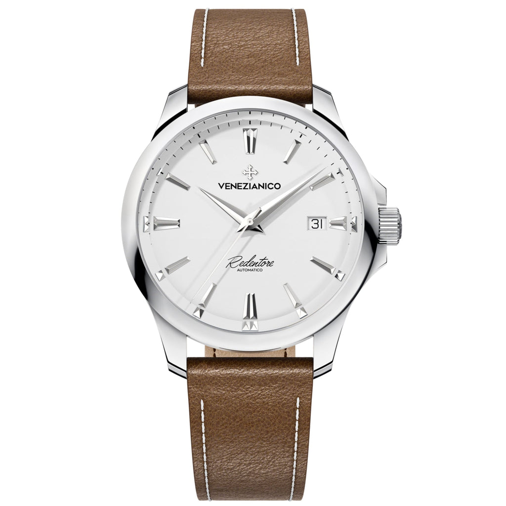 Automatic Watch - Venezianico 1221505 Redentore 40 Men's White Watch