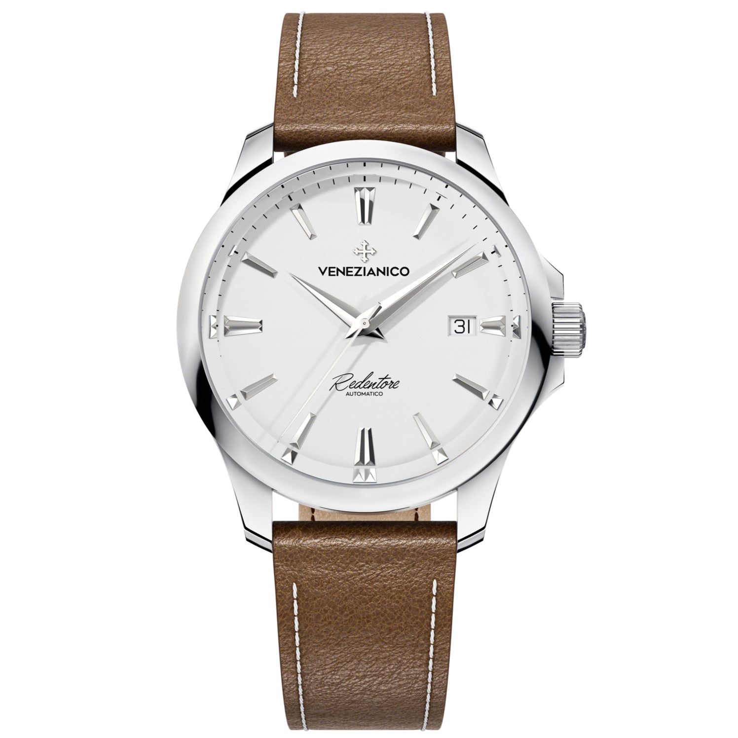 Automatic Watch - Venezianico 1221505 Redentore 40 Men's White Watch