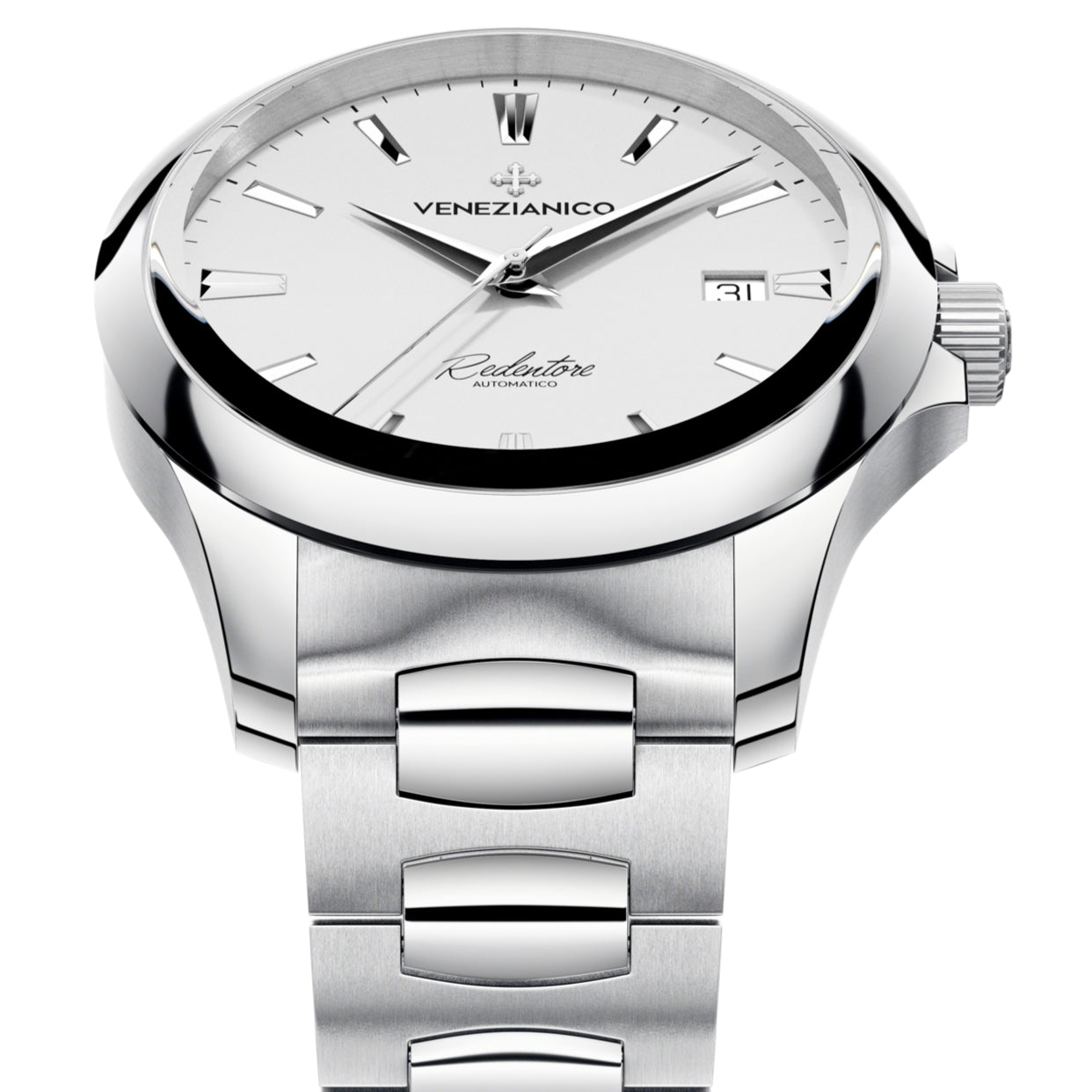 Automatic Watch - Venezianico 1221505C Redentore 40 Men's Silver Watch