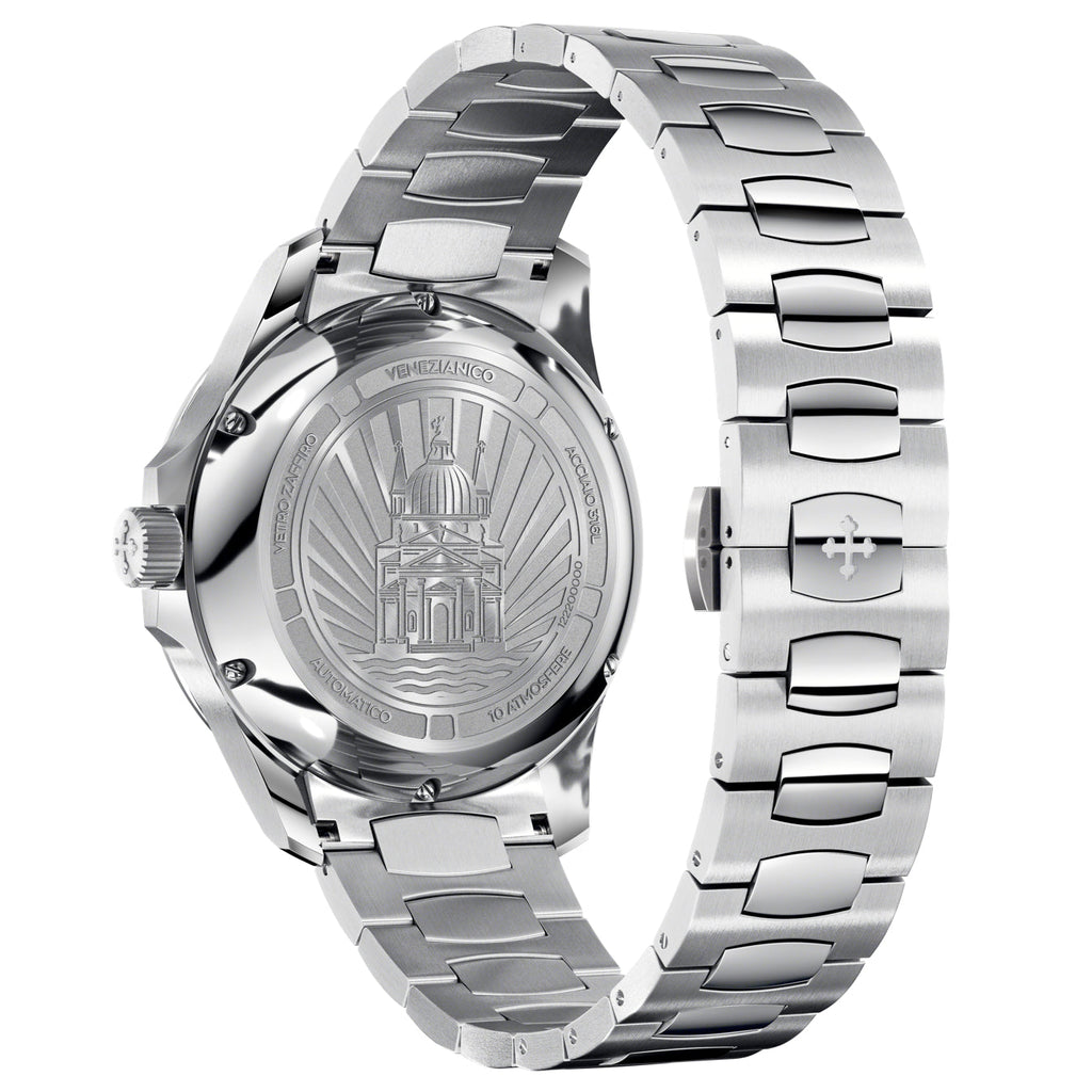 Automatic Watch - Venezianico 1221505C Redentore 40 Men's Silver Watch