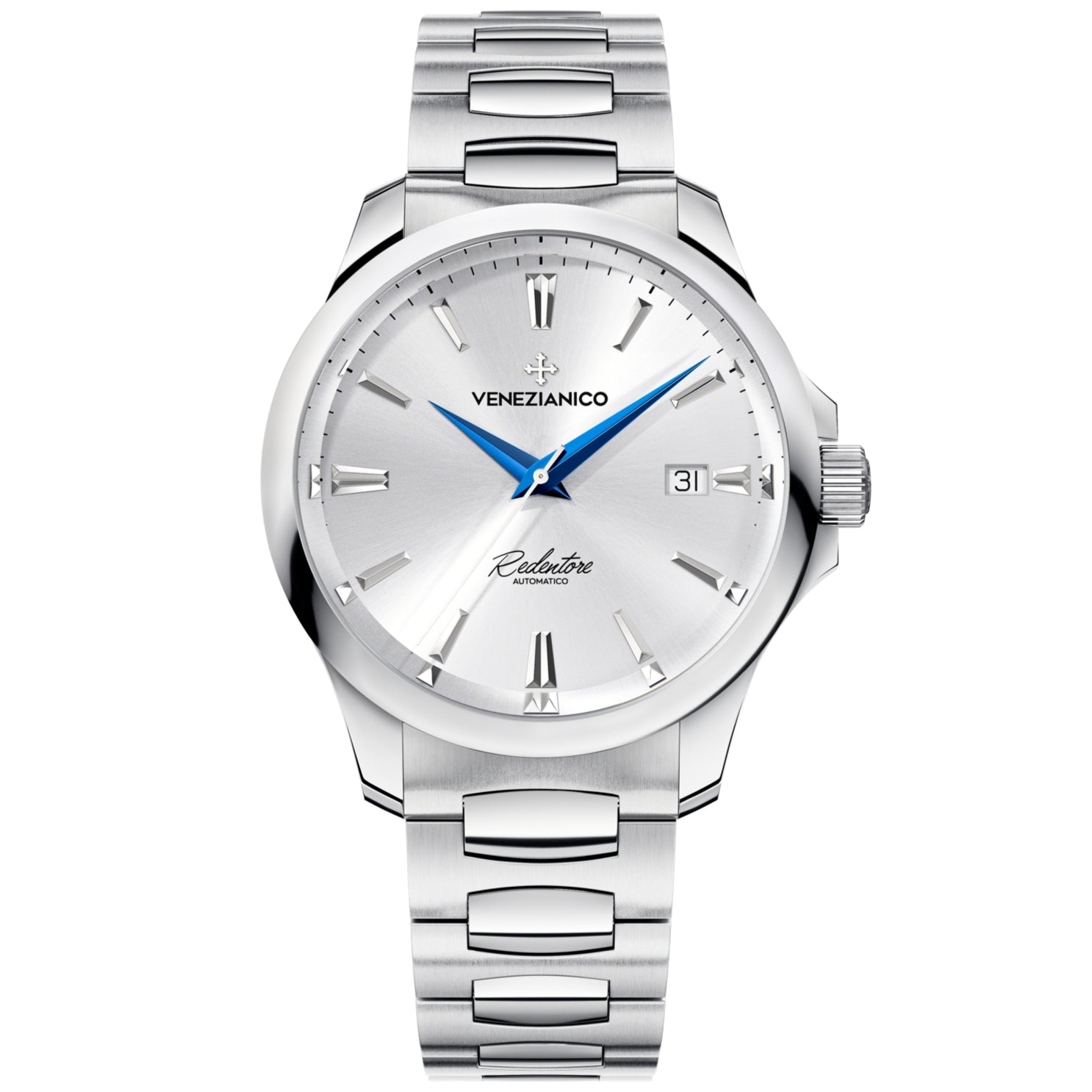 Automatic Watch - Venezianico 1221507C Redentore 40 Men's Silver Watch