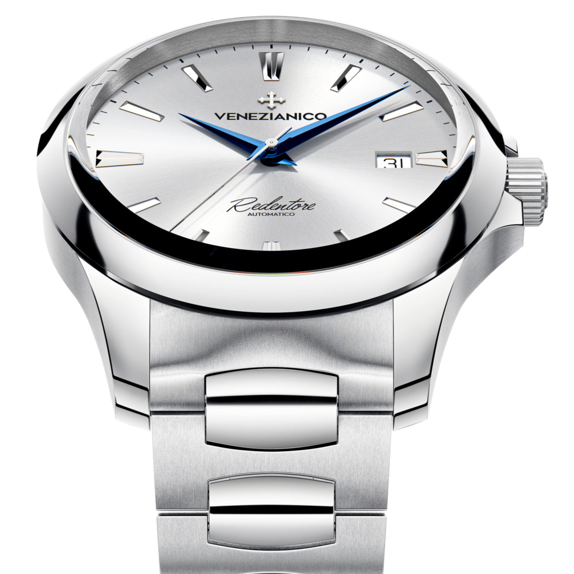 Automatic Watch - Venezianico 1221507C Redentore 40 Men's Silver Watch