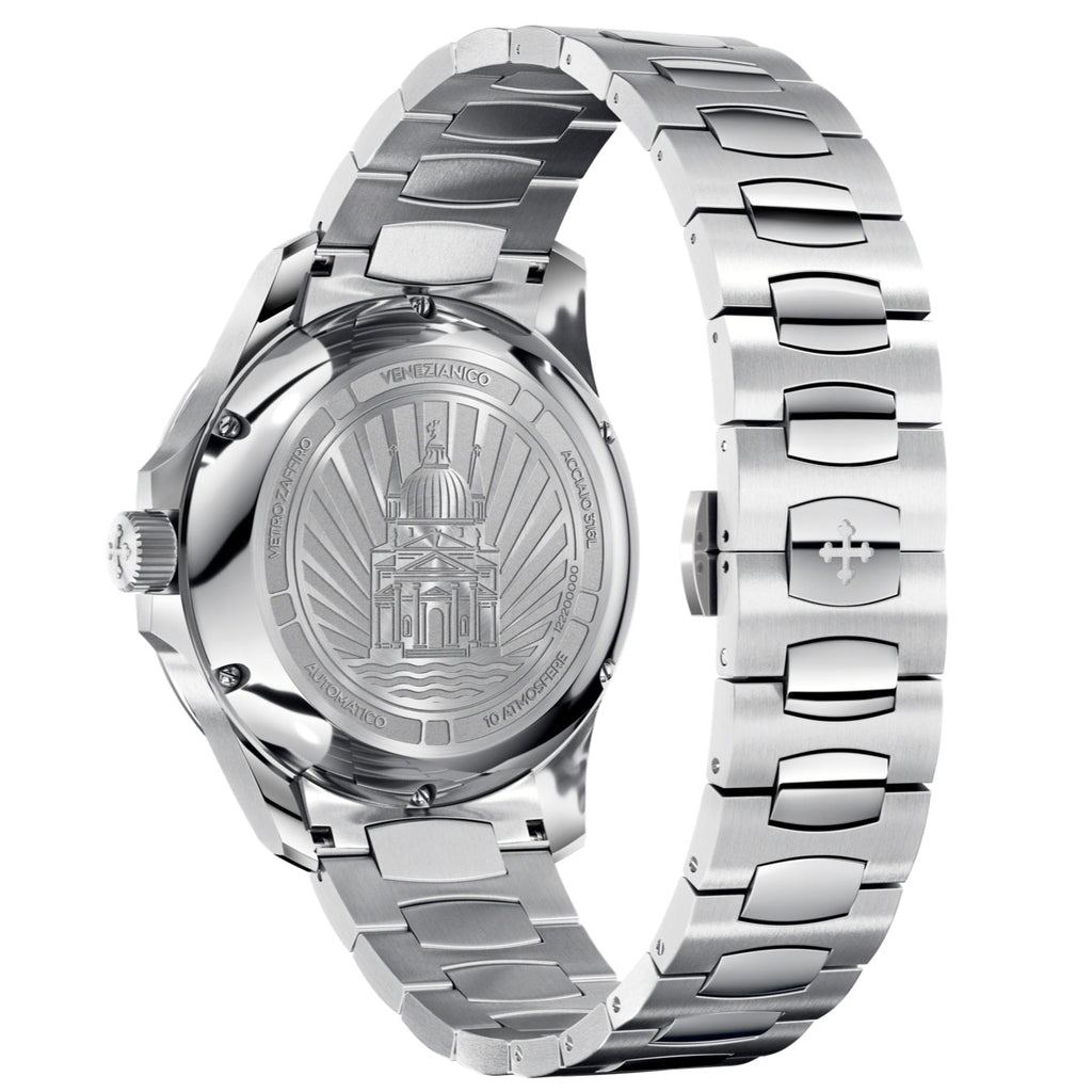 Automatic Watch - Venezianico 1221507C Redentore 40 Men's Silver Watch