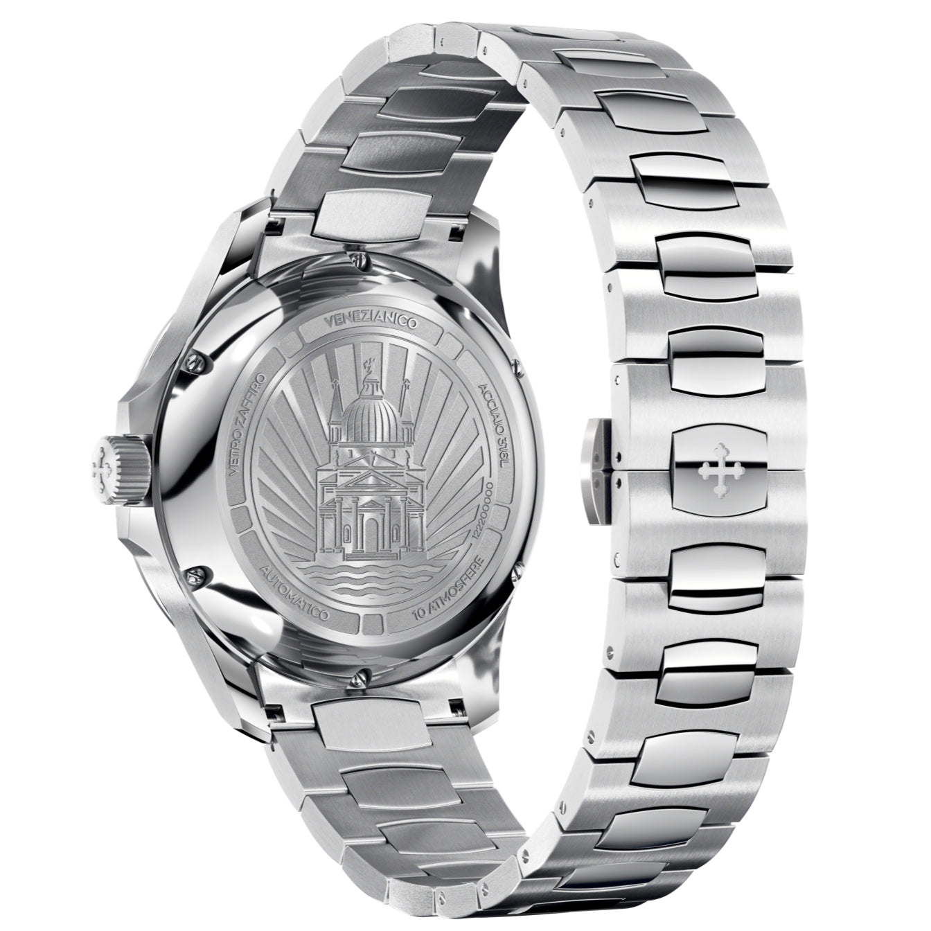 Automatic Watch - Venezianico 1221507C Redentore 40 Men's Silver Watch