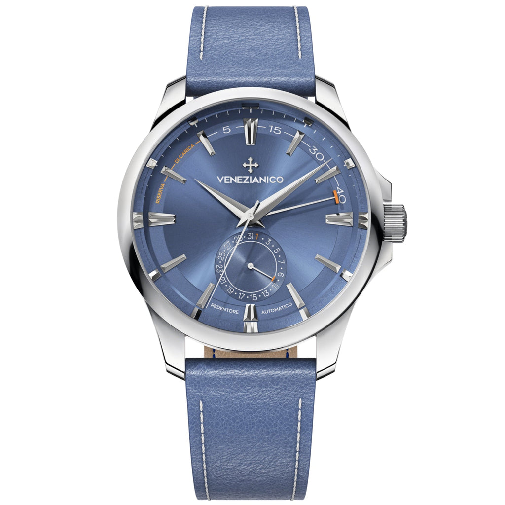 Automatic Watch - Venezianico 1321502 Redentore Riserva Di Carica Men's Blue Watch