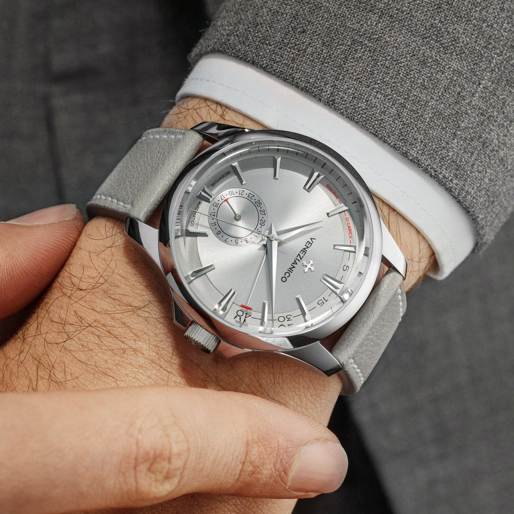 Automatic Watch - Venezianico 1321503 Redentore Riserva Di Carica Men's Grey Watch