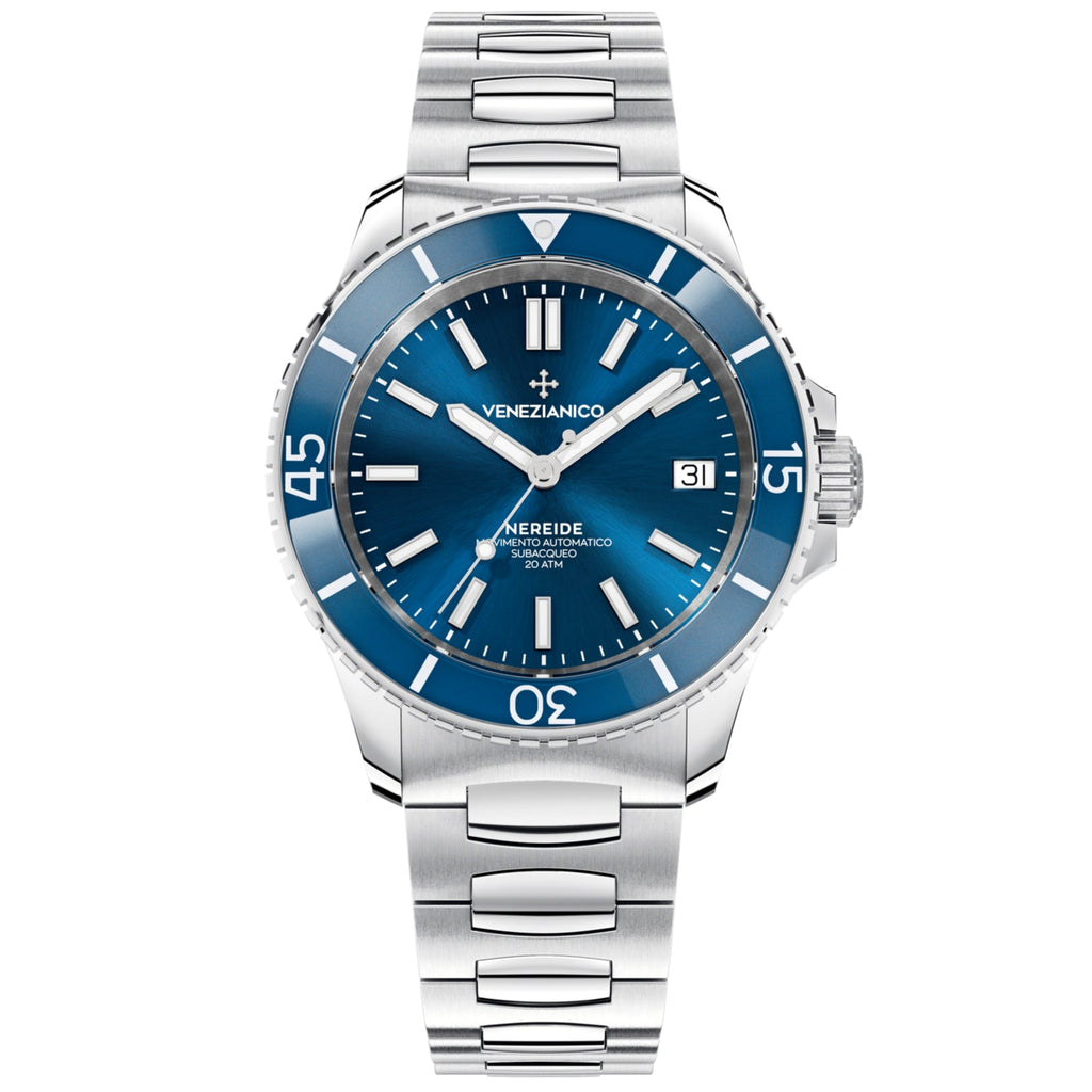 Automatic Watch - Venezianico 3121502C Nereide 39 Men's Blue Watch
