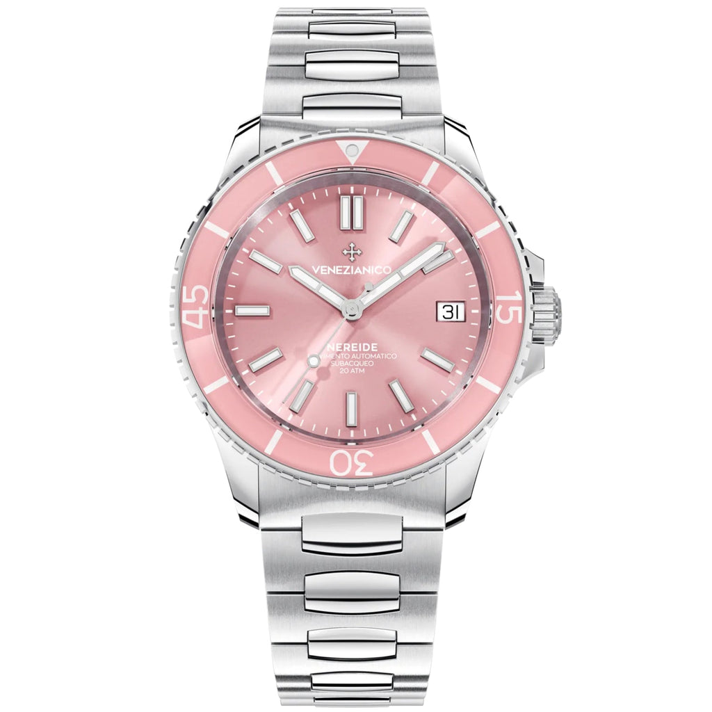 Automatic Watch - Venezianico 3121503C Nereide 39 Men's Pink Watch