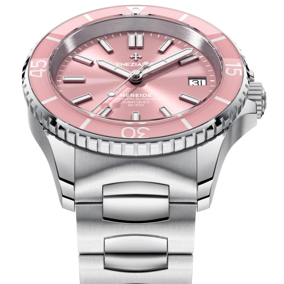 Automatic Watch - Venezianico 3121503C Nereide 39 Men's Pink Watch