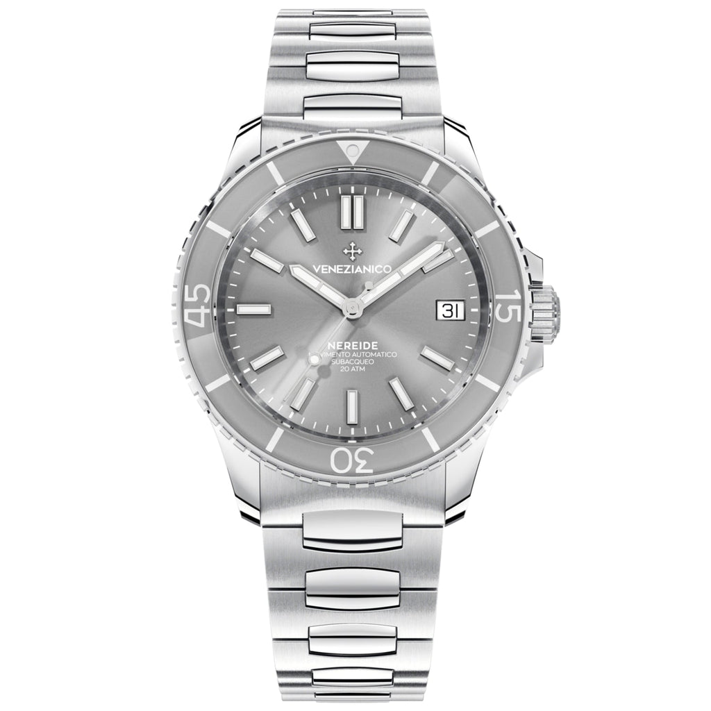Automatic Watch - Venezianico 3121505C Nereide 39 Men's Grey Watch