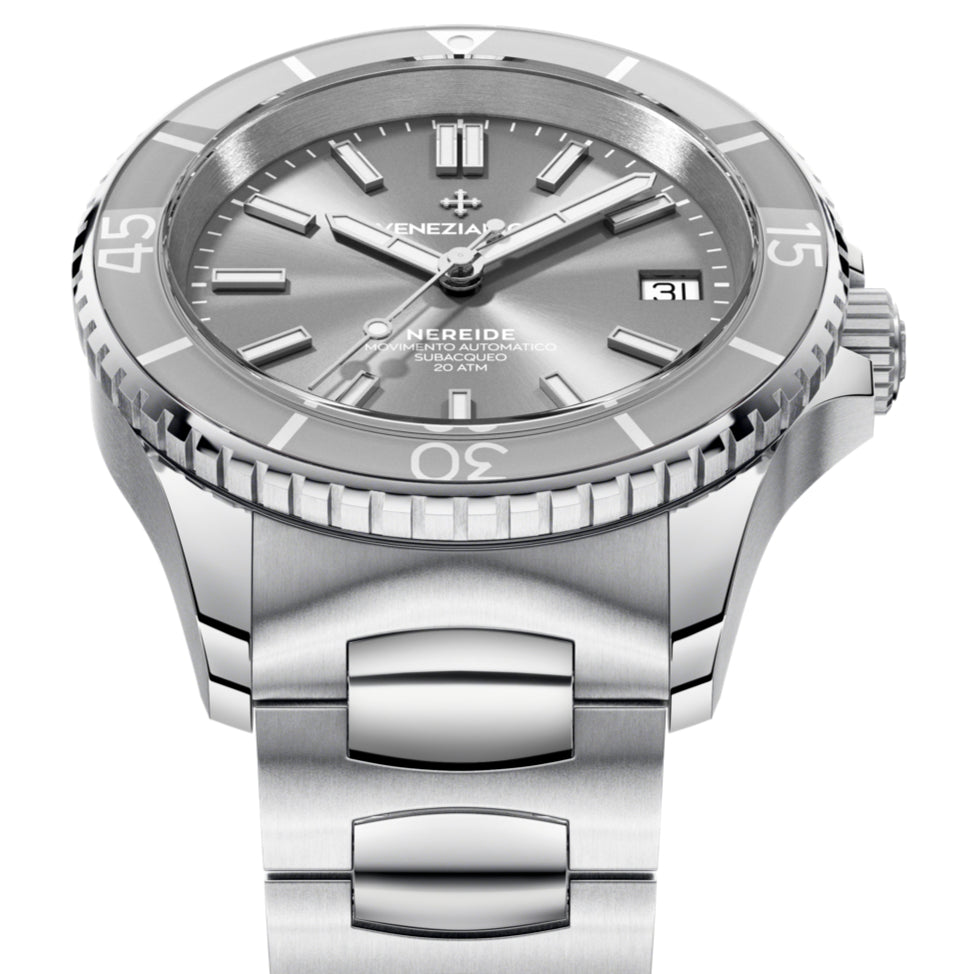 Automatic Watch - Venezianico 3121505C Nereide 39 Men's Grey Watch