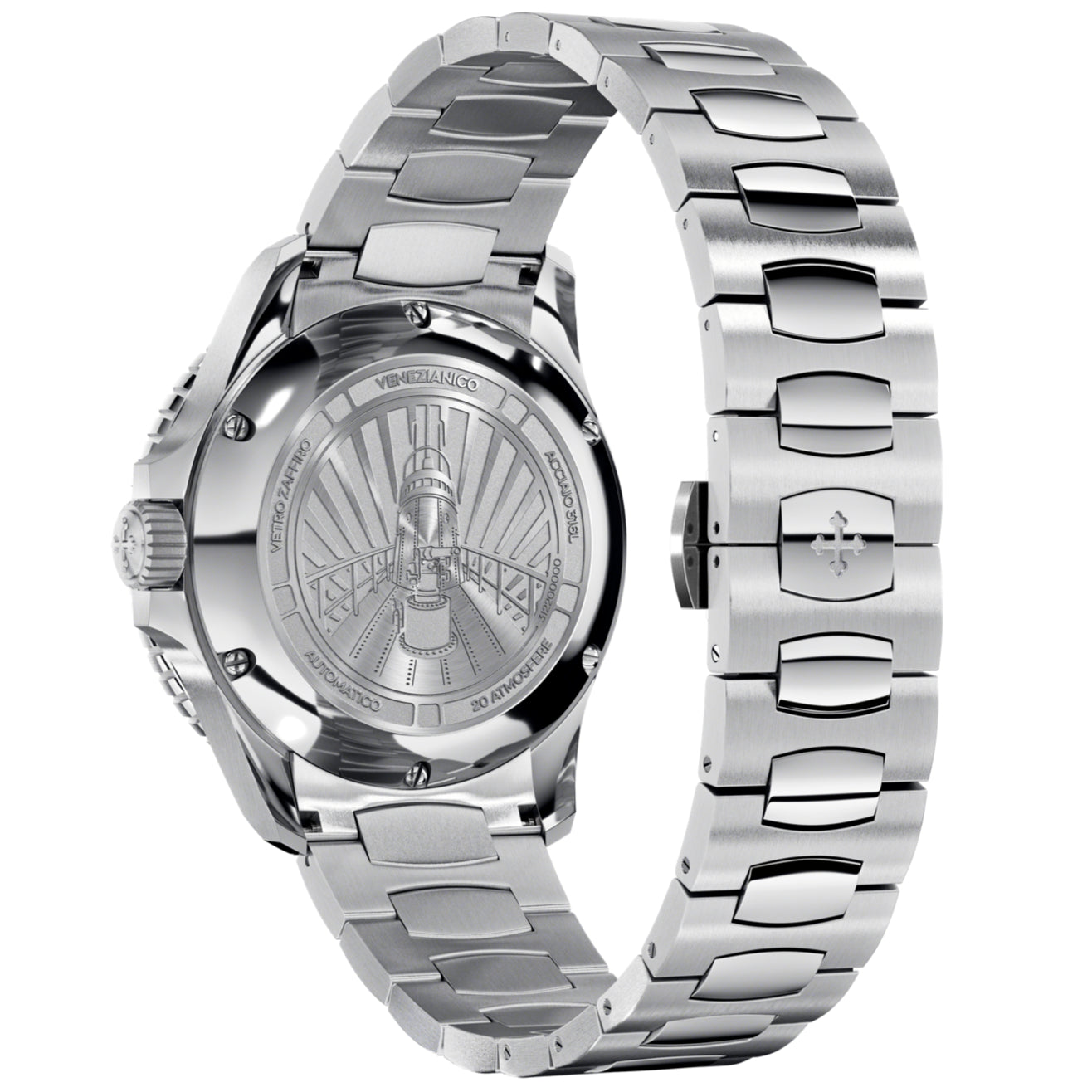 Automatic Watch - Venezianico 3121505C Nereide 39 Men's Grey Watch