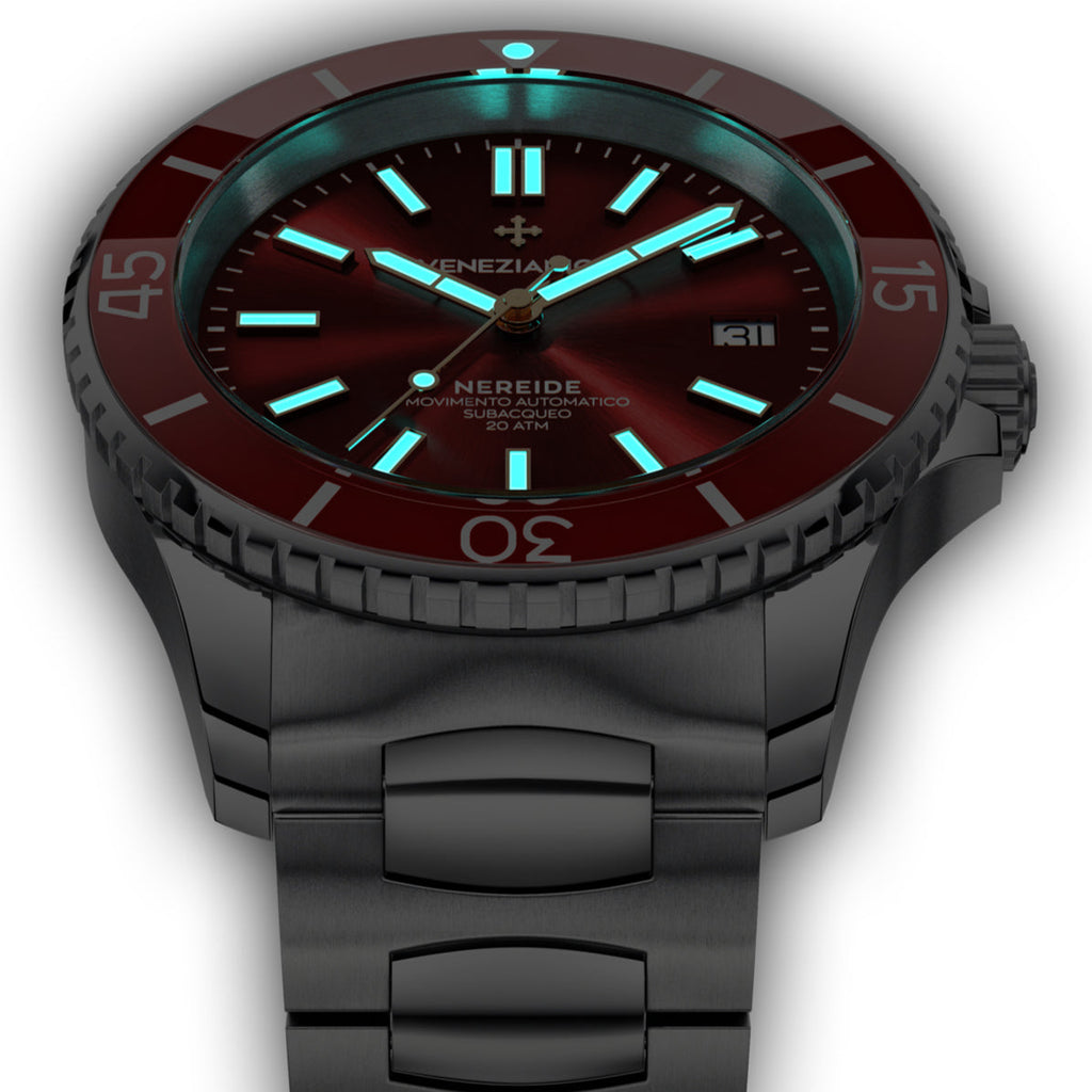 Automatic Watch - Venezianico 3321503C Nereide 42 Men's Red Watch