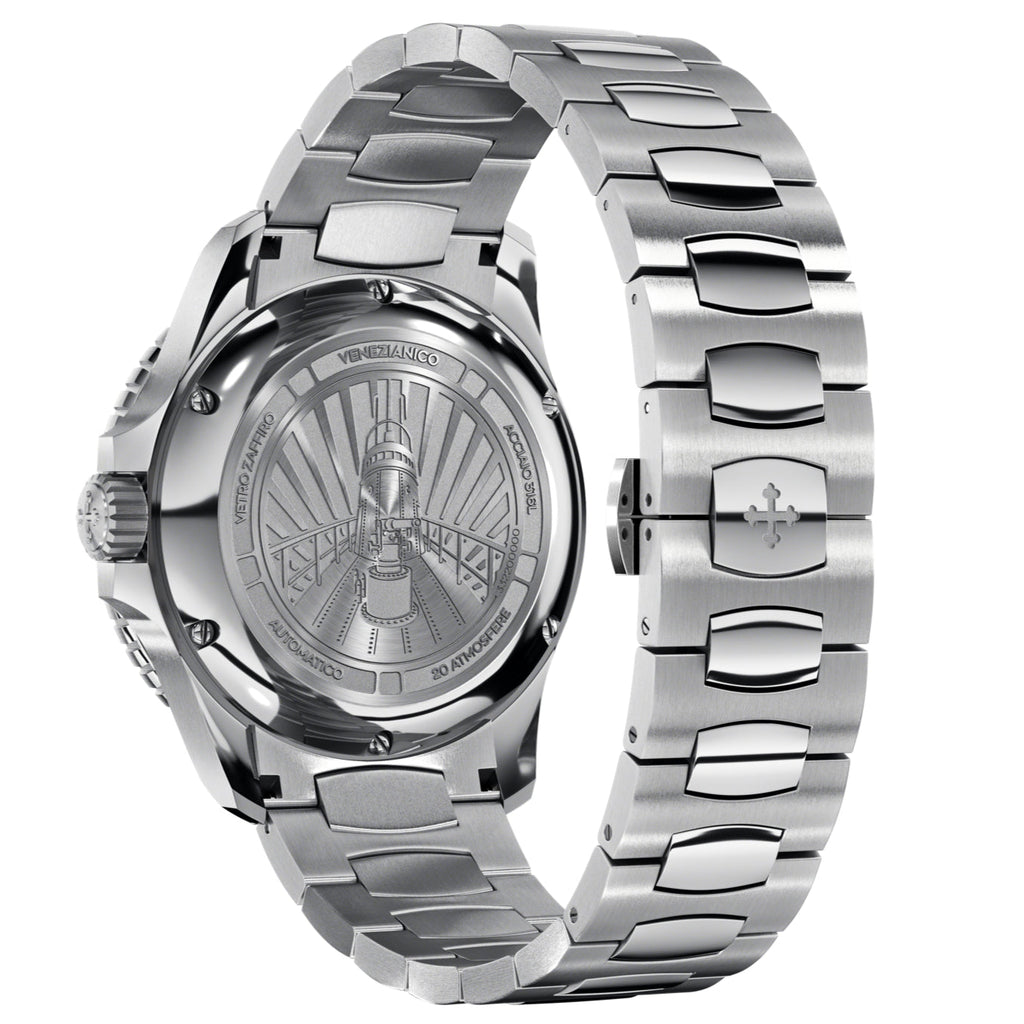 Automatic Watch - Venezianico 3321504C Nereide 42 Men's Black Watch