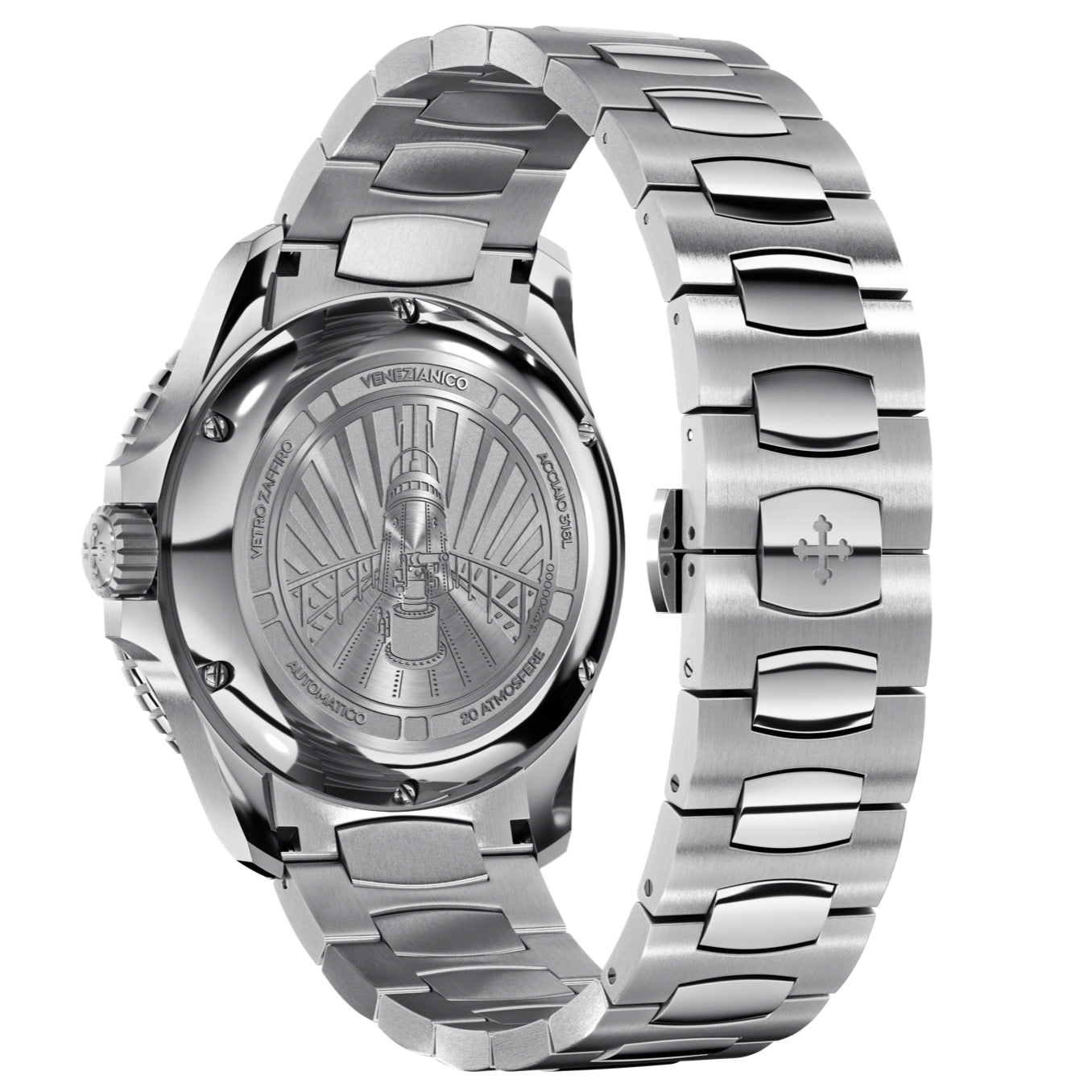 Automatic Watch - Venezianico 3321504C Nereide 42 Men's Black Watch