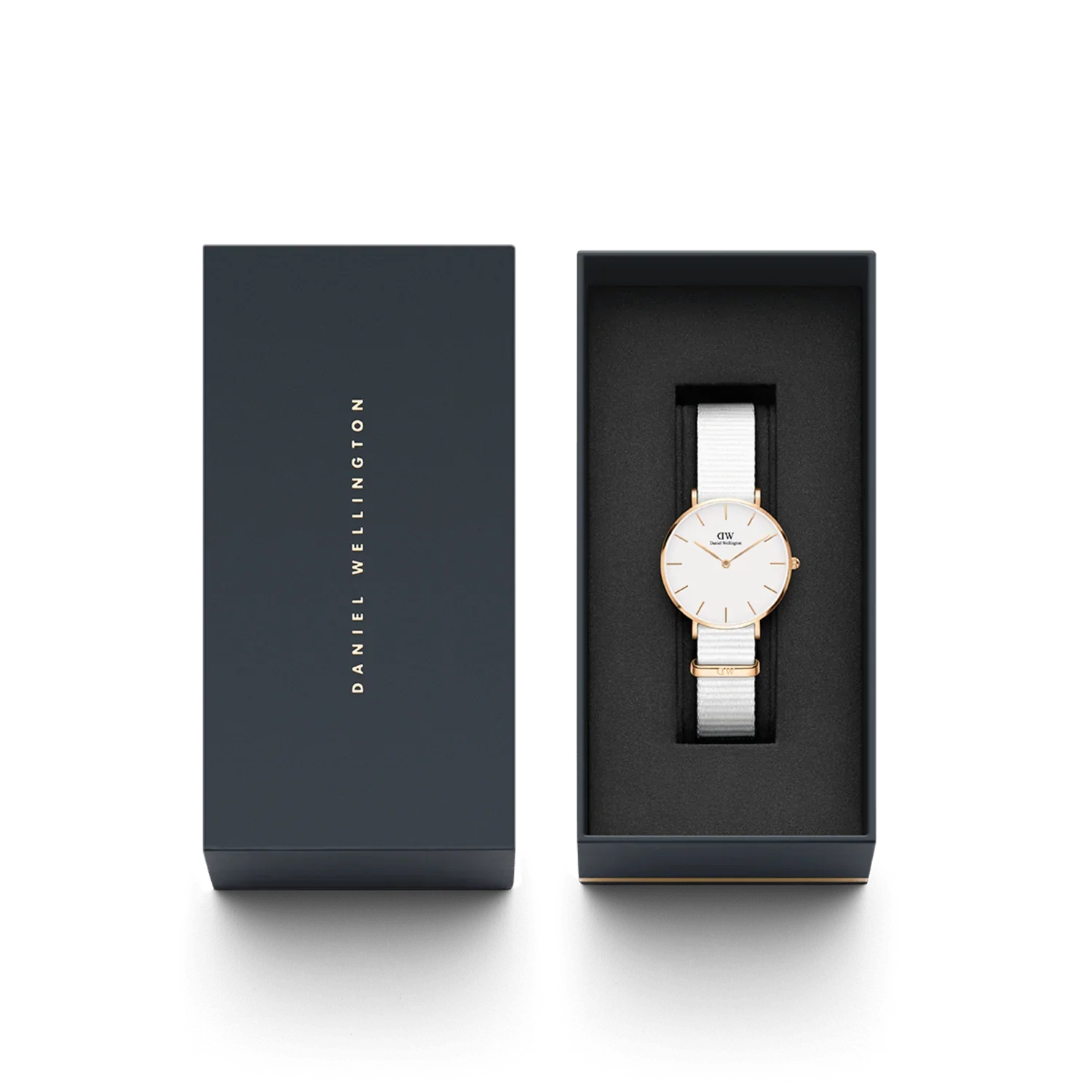 Daniel Wellington Ladies Petite Dover White Watch