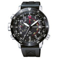 Citizen Men's Watch Eco-Drive Diver Marine Promaster Black Red