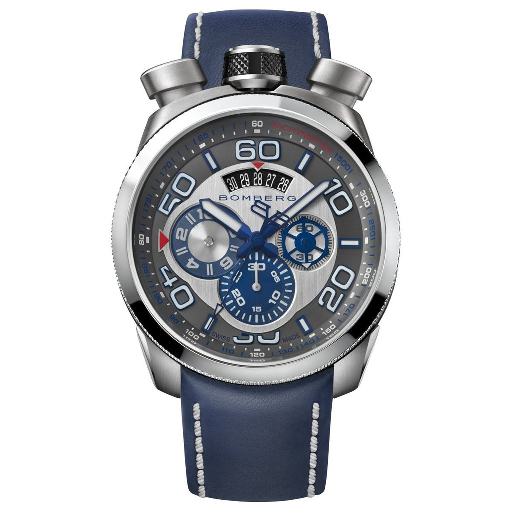 Bomberg BOLT-68 Chronograph Blue - WatchPilot