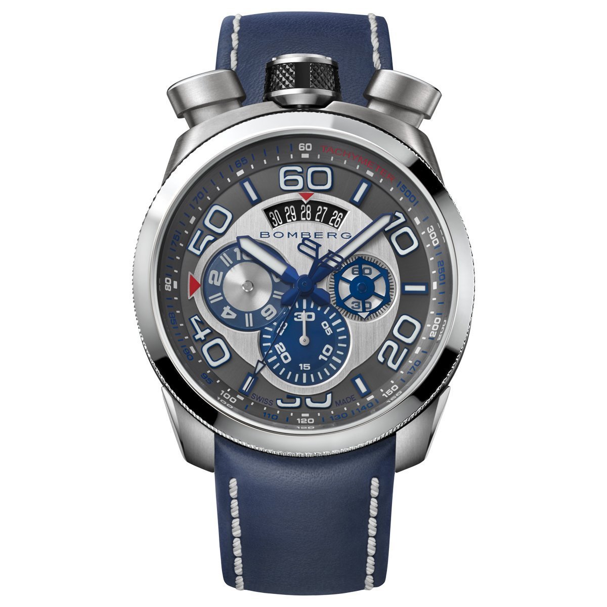 Bomberg BOLT-68 Chronograph Blue - WatchPilot