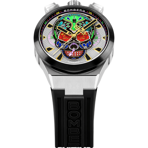 Bomberg Men's Bolt-68 Neo Calaveras Multicolour Watch