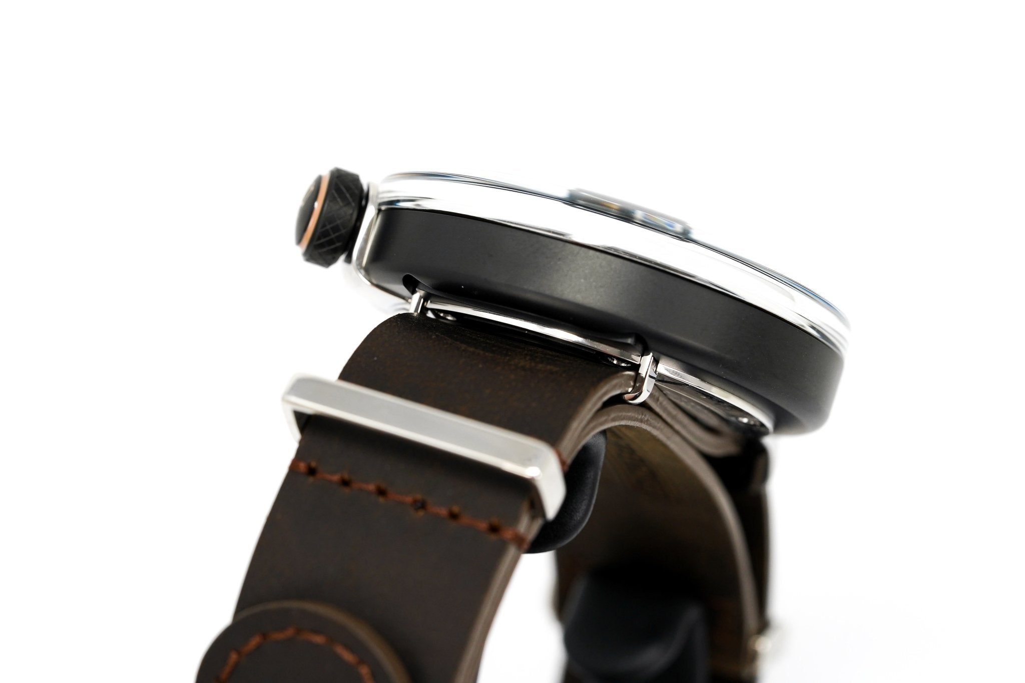 Bomberg Men's Watch BB-01 Black PVD Brown CT43H3PBA.04-1.9 - WatchPilot
