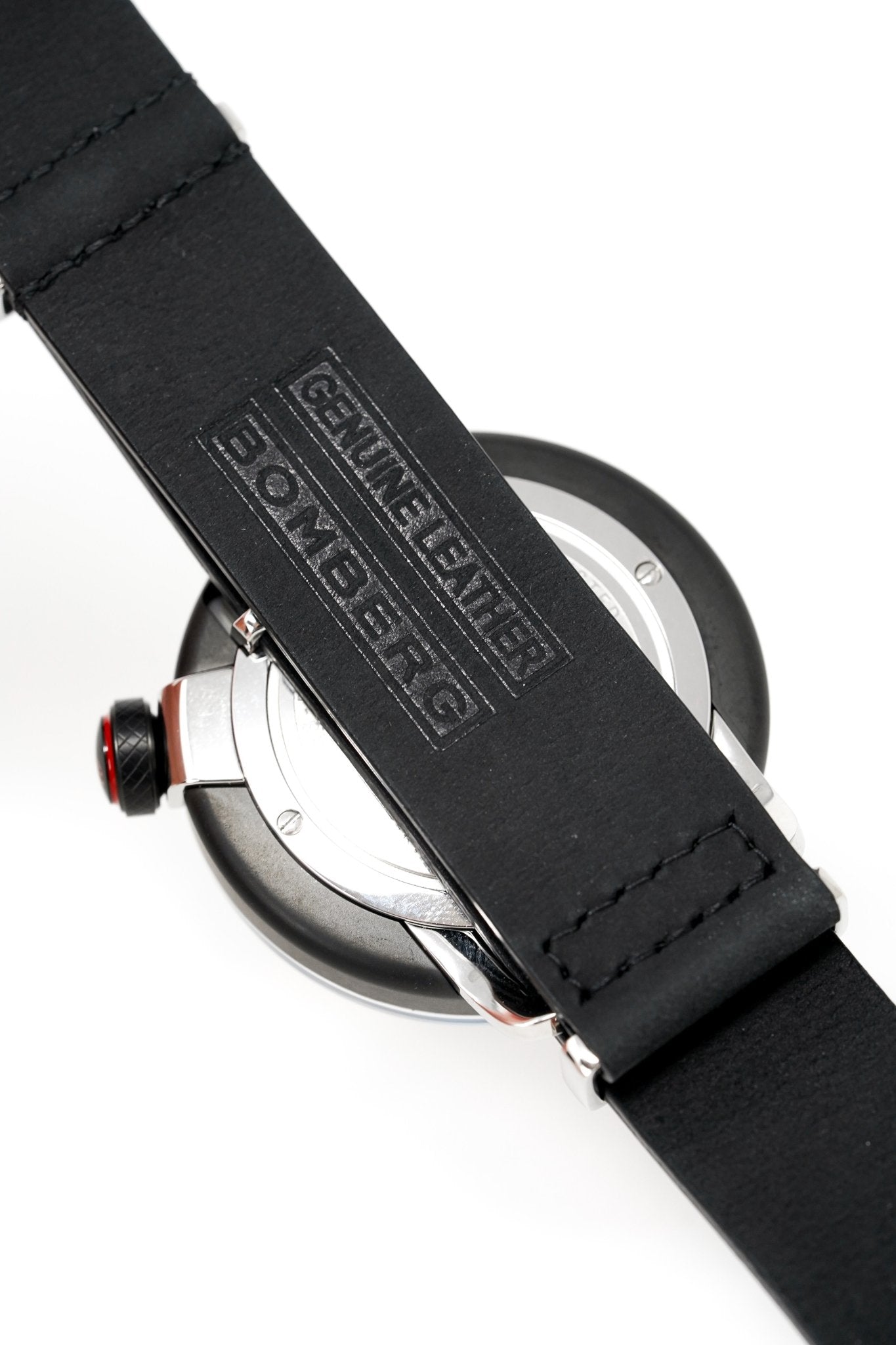 Bomberg Men's Watch BB-01 Black PVD Red CT43H3PBA.01-1.9 - WatchPilot