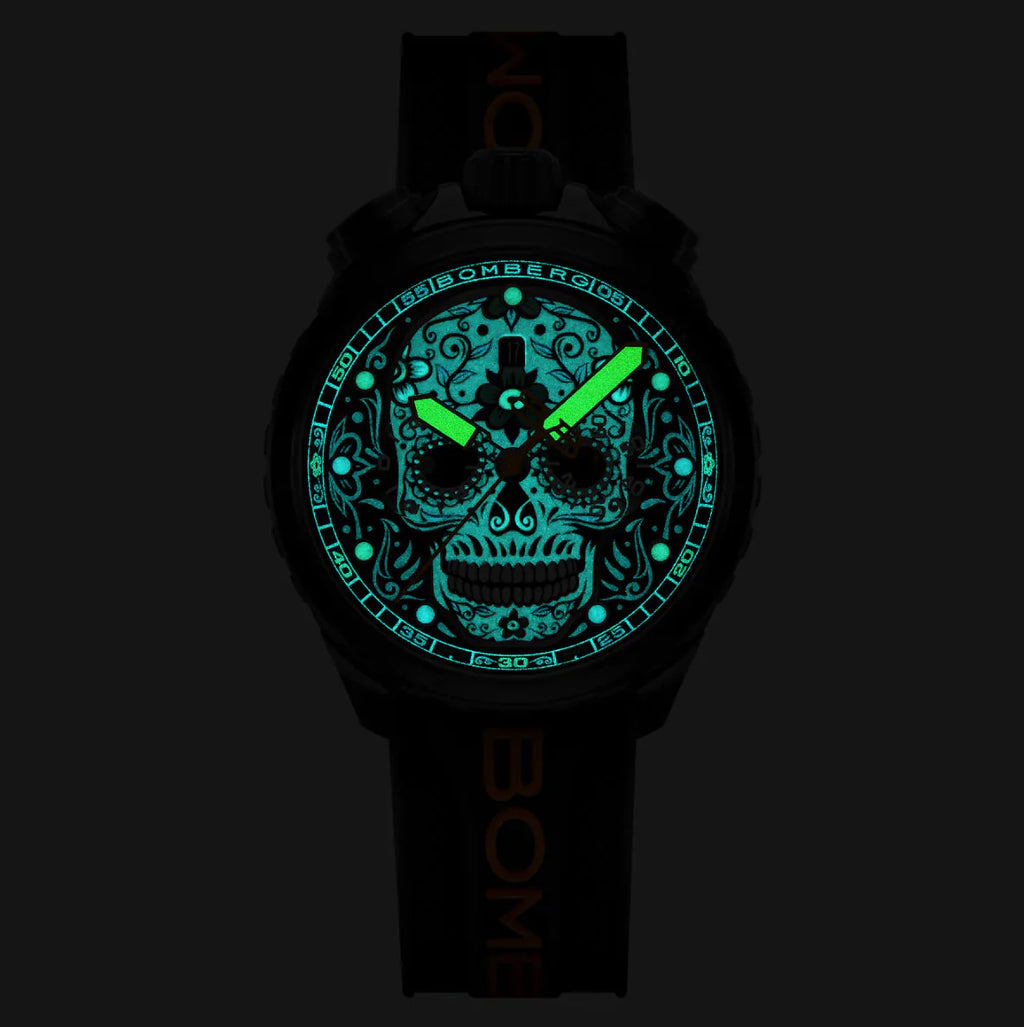 Bomberg Sugar Skull Men's Orange BS45CHPBA.060-9.12